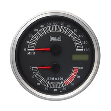 Rogue Speedo/Tach Motorcycle Gauge Fits 96-03 Harley FXST, FLST, FXDWG, FLHR picture