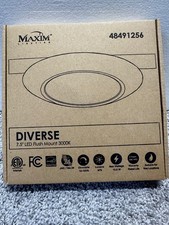 Maxim Lighting Diverse 48491256 7.5” Flush Mount LED 3000k picture