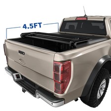 4.5ft Soft 3-Fold Tonneau Cover for 2022-2026 Ford Maverick Truck Bed Waterproof picture