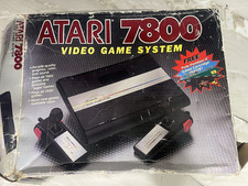 Vintage Atari 7800 Console w/ Controllers , Box, Manual picture