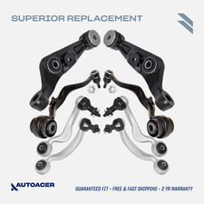 AUTOACER 8p Front Upper & Lower Control Arm Kit for Lexus LS460 LS600h AWD 07-17 picture