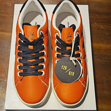 Bata x Wilson John Wooden Men’s Low Top Sneakers Lace Up Orange/Black/White 2014 picture