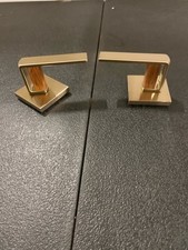 Brizo HL5399-GLTK FLW Widespread Faucet Handle Kit, Gap Lever Luxe Gold/Wood picture