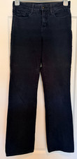 Not Your Daughter Jeans Womens 4 Barbara Boot Cut Black Wash NYDJ Denim. picture