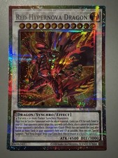 YUGIOH RED HYPERNOVA DRAGON (SYNCHRO) ASIA ENGLISH EDITION BLZD-AE038 PSER picture
