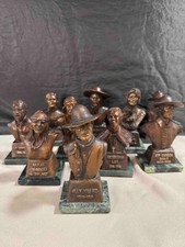 Rare collection of 10 limited-edition miniature bronze sculptures by Curtis Fort picture