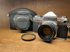 *Rare: Meter Works : Near Mint w/ Case* Konica FM Film Camera Hexanon 52mm F/1.8 picture