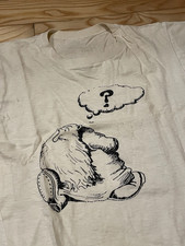 1960s Robert Crumb MR. NATURAL T Shirt white men ZZ419 picture