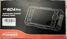 FOXWELL NT604Pro 2-in-1 OBD2 Scanner & 12V Battery Tester, 4-Systems, 3 Resets picture