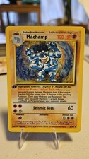 Machamp 8/102 Base Set 1st Edition Holo Rare 1999 Pokemon LP picture