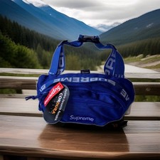 SUPREME 18SS Waist Bag Blue Used Condition picture