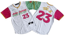 ​​Tariffs​ Free YOUTH'S Padres #23 Fernando Tatis Jr. City Connect White Jersey picture