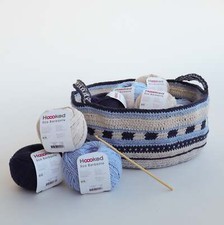 Hoooked DIY Crochet Kit Mochila Basket Montreal - Biscuit PAK299-300 picture