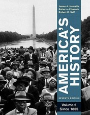 America's History, Volume 2: Since 1865 - Paperback By Henretta, James A. - GOOD picture