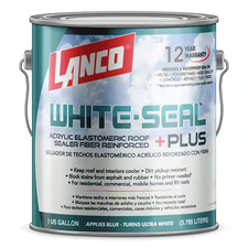White-Seal plus 1 Gal. Acrylic Elastomeric White Reflective Roof and RV Sealer picture