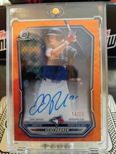 2026 BOWMAN CHROME JOJO PARKER ORANGE WAVE REFRACTOR ON CARD AUTO /25 BLUE JAYS picture