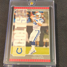 Topps 2005 Bowman Peyton Manning #1 Colts 1st Edition Football Trading Card picture