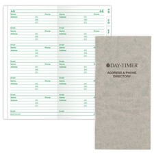 Day-Timer Pocket Std Address & Phone Directory, Stapled, 3 1/2