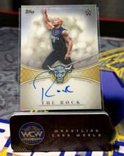 2025 Topps Universe WWE The Rock Retrospective Autographs Insert #RRA-4 **READ** picture