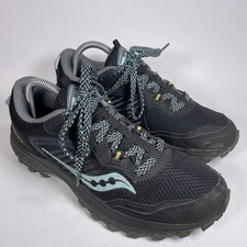 Size 8.5 - Saucony Excusion TR15 Black Jade Womens Athletic Sneaker S10668-33 picture
