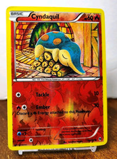 POKEMON CYNDAQUIL 18/162 REVERSE HOLO BREAKTHROUGH MP TOMOKAZU KOMIYA picture