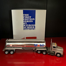 Winross First Edition Series #13 Mobil LTL 9000 Tanker 1:64 Diecast Silver picture
