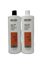 Nioxin System 4 Cleanser + Scalp Therapy 33.8oz DUO, No Seal picture
