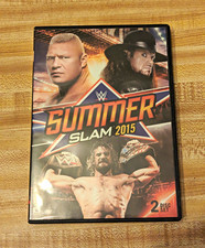 WWE SummerSlam 2015 2-Disc DVD Set Special Features The Rock Card Insert picture