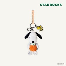 Starbucks Korea x Peanuts 2026 Pumpkin Peanuts Keychain picture