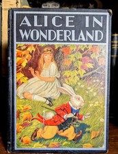 1936 Antique Alice In Wonderland & The Looking Glass Carroll - Illustrated HC  picture