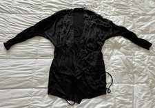 KIMONO BLACK ZARA SIZE M MEDIUM - BRAND NEW picture