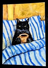 ACEO Hand Painted Art Card. Signed By Artist. Hand Painted Not A Print picture