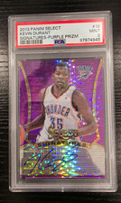 2013-2014 Panini Select Kevin Durant Signatures Purple Prizm /25 #18 PSA 9 Auto picture