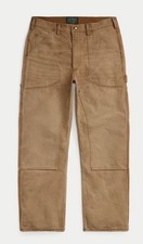 NWT Polo Ralph Lauren Tan Brown POLO COUNTRY Double Knee Carpenter Pants picture