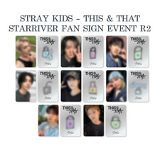 presale [STRAY KIDS] - This & That StarRiver Offline Fan Sign Event R2 Photocard picture