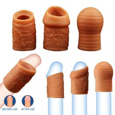 3PCS Penis Glans Foreskin Phimosis Curing Correction Ring For Man Supplement Kit picture