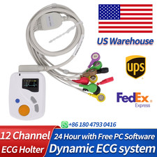 TLC6000 12 Channel Dynamic ECG Holter Systems Record/Analyzer US Warehouse picture