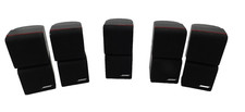 Vtg Bose Redline 5 Double Cube Speakers Lifestyle Acoustimass Black Swivel picture