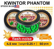 Kvintor Phantom Air gun pellets Kwintor 50pcs .177 (4.5mm) 0.25g bang & flash picture