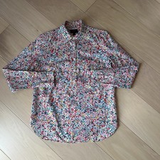 J Crew x Liberty Button Up Popover Shirt Floral Blouse Long Sleeve Women’s 6 picture