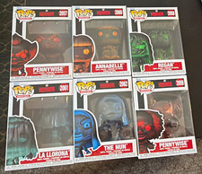 Funko Pop Movies Horror 6-Pack Boxed Pennywise Nun, Regan w/ sleeves & cards picture