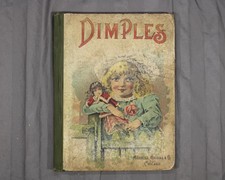 1892 Dimples Antique Children's Book Thomas W Handford Morrill Higgins picture