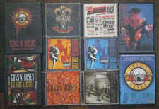 Collection of Guns N' Roses albums and related media, all studio albums and more picture