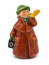 Goebel 13907-09 Town Crier Boy Blowing Horn Figurine W. Germany picture
