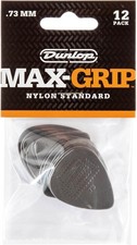 Jim Dunlop Guitar Picks 12 Pack Nylon Max-Grip .73mm Standard Shape picture