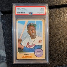 1968 Topps - Hank Aaron #110 PSA 2  Newly Graded picture
