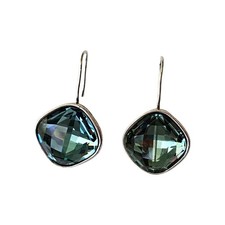 Vintage Retired Brighton Venus Rising French Wire Earrings — Aqua Blue picture