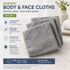 NEW Norwex Body and Face Pack Set of 3 - Graphite 309045 picture