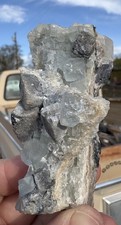 ☘️RR⛏️: Blue/Green Fluorite/Galena W/Barite, Bingham New Mexico, 9.8 Oz. picture
