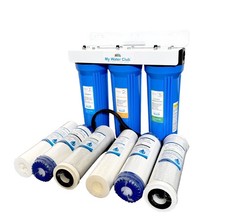 3-Stage Whole House Water Filtration System, 3/4″ Port with 2 extra filter set picture